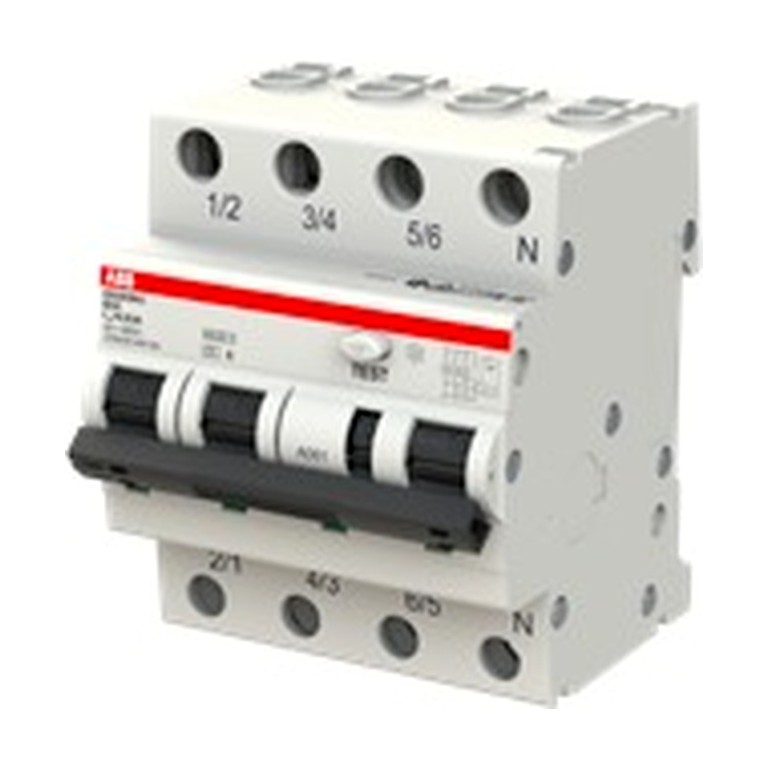 ABB DS203NC C20 A30 - 3P+N, C-Curve, 20 A Residual Current Circuit…
