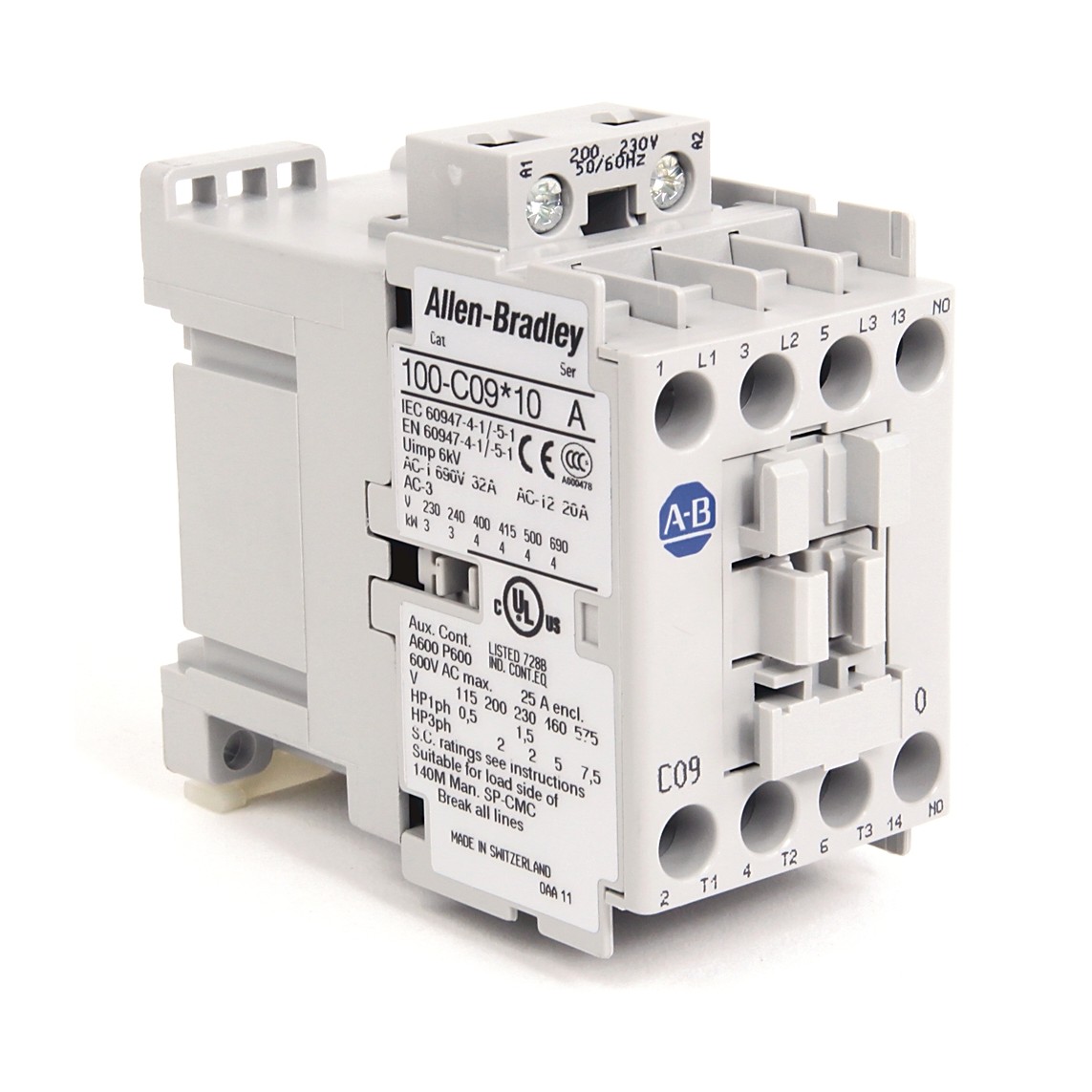 Allen-Bradley 100-C09KJ01 IEC 9 A Contactor