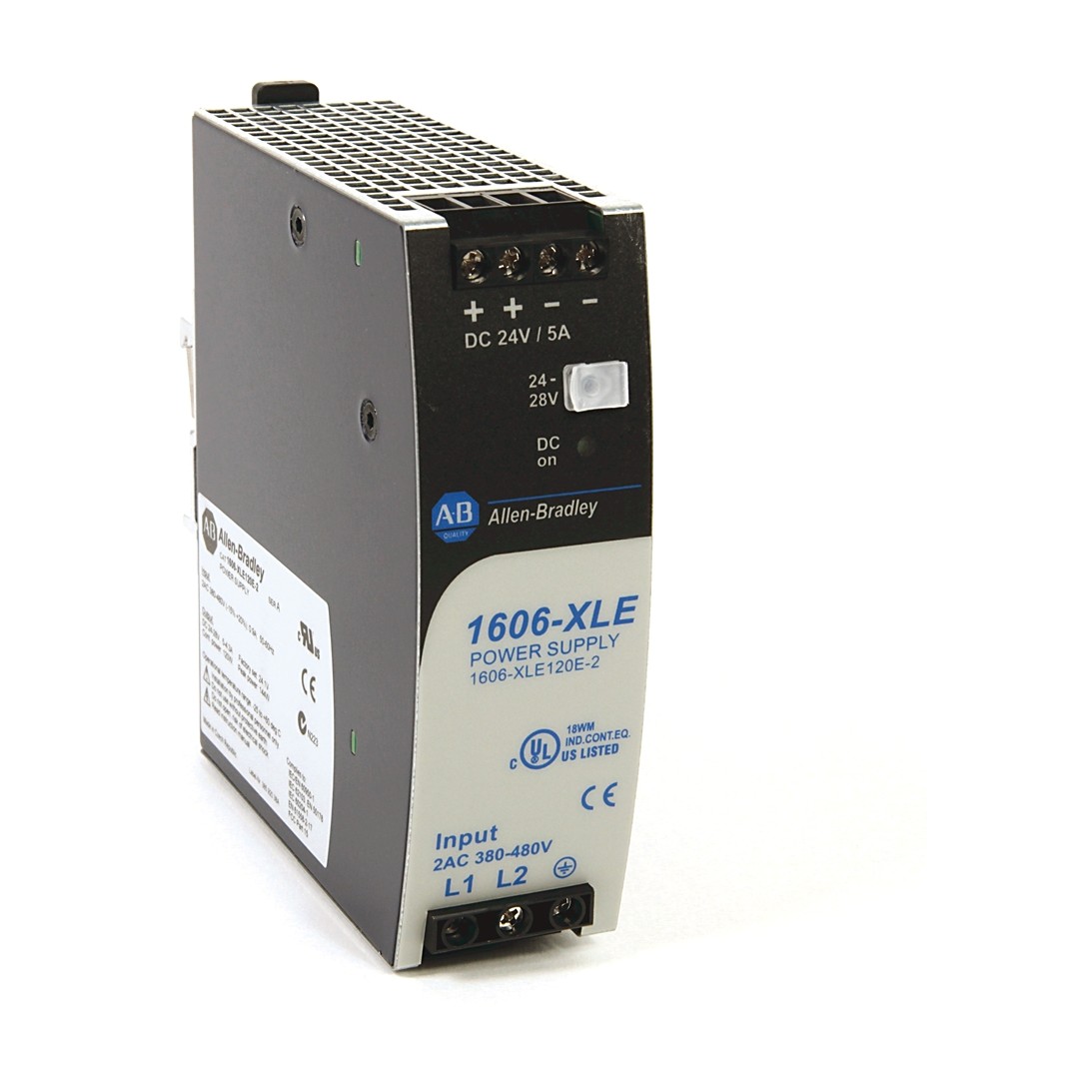 Allen-Bradley 1606-XLE120E-2 480VAC Input 24VDC Out 5A Power Supply