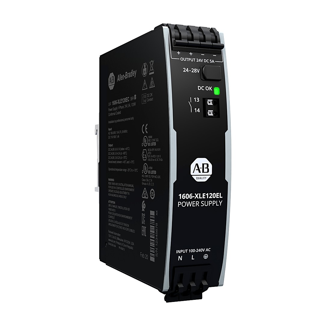 Allen-Bradley 1606-XLE120EL XLE Power Supply 120W 24VDC 5A