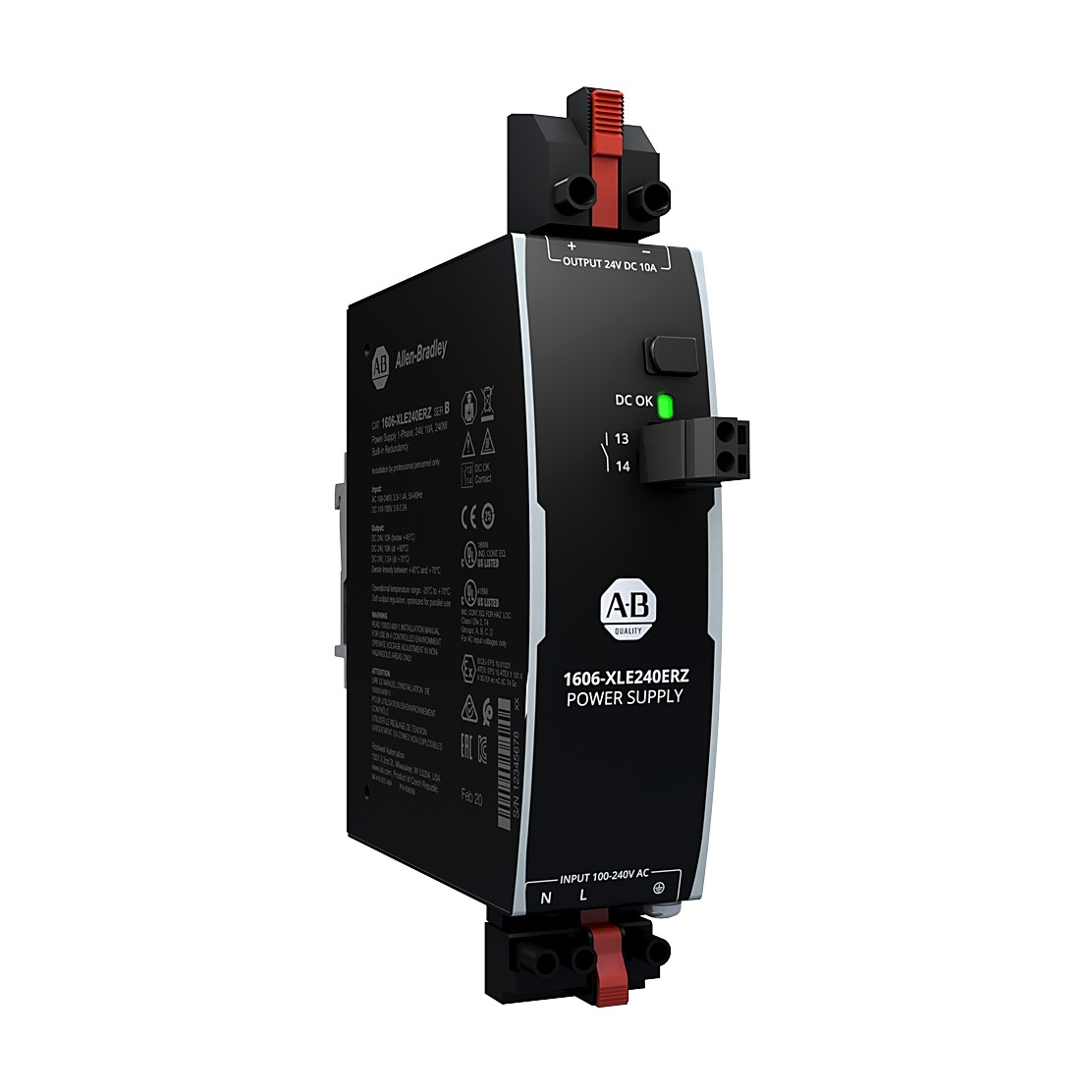 Allen-Bradley 1606-XLE240ERZ XLE Redundant Power Supply 240W 24VDC