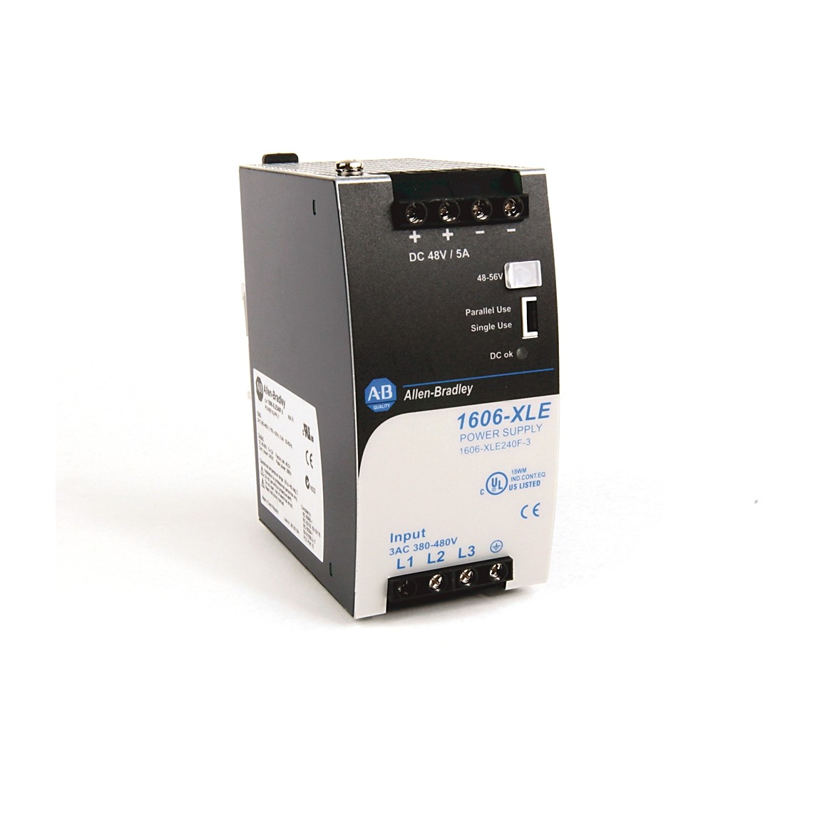 Allen-Bradley 1606-XLE240F-3 480VAC Input 48VDC Out 5A Power Supply