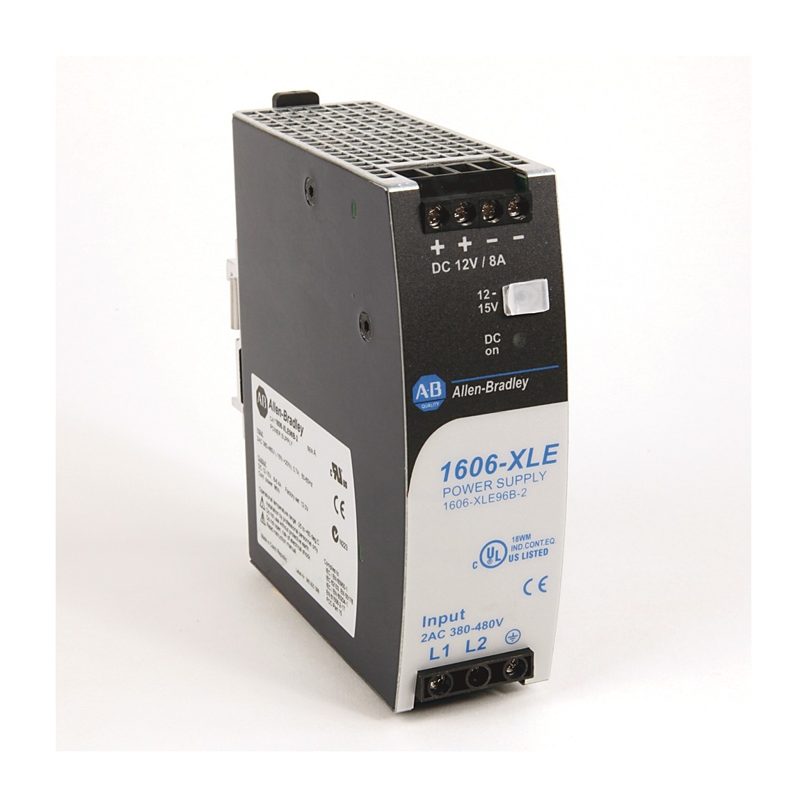 Allen-Bradley 1606-XLE96B-2 480VAC Input 12VDC Out 8A Power Supply