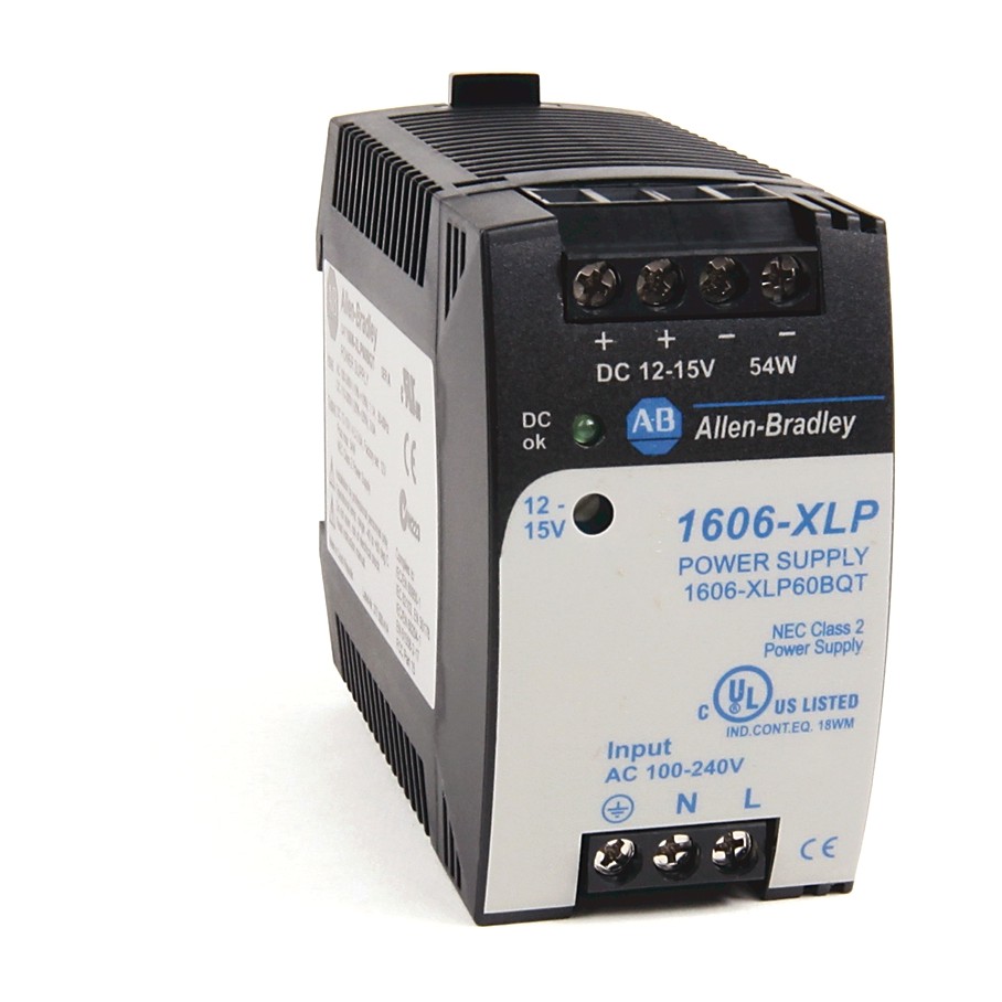 Allen-Bradley 1606-XLP60BQT XLP Power Supply 54W 12VDC 4A