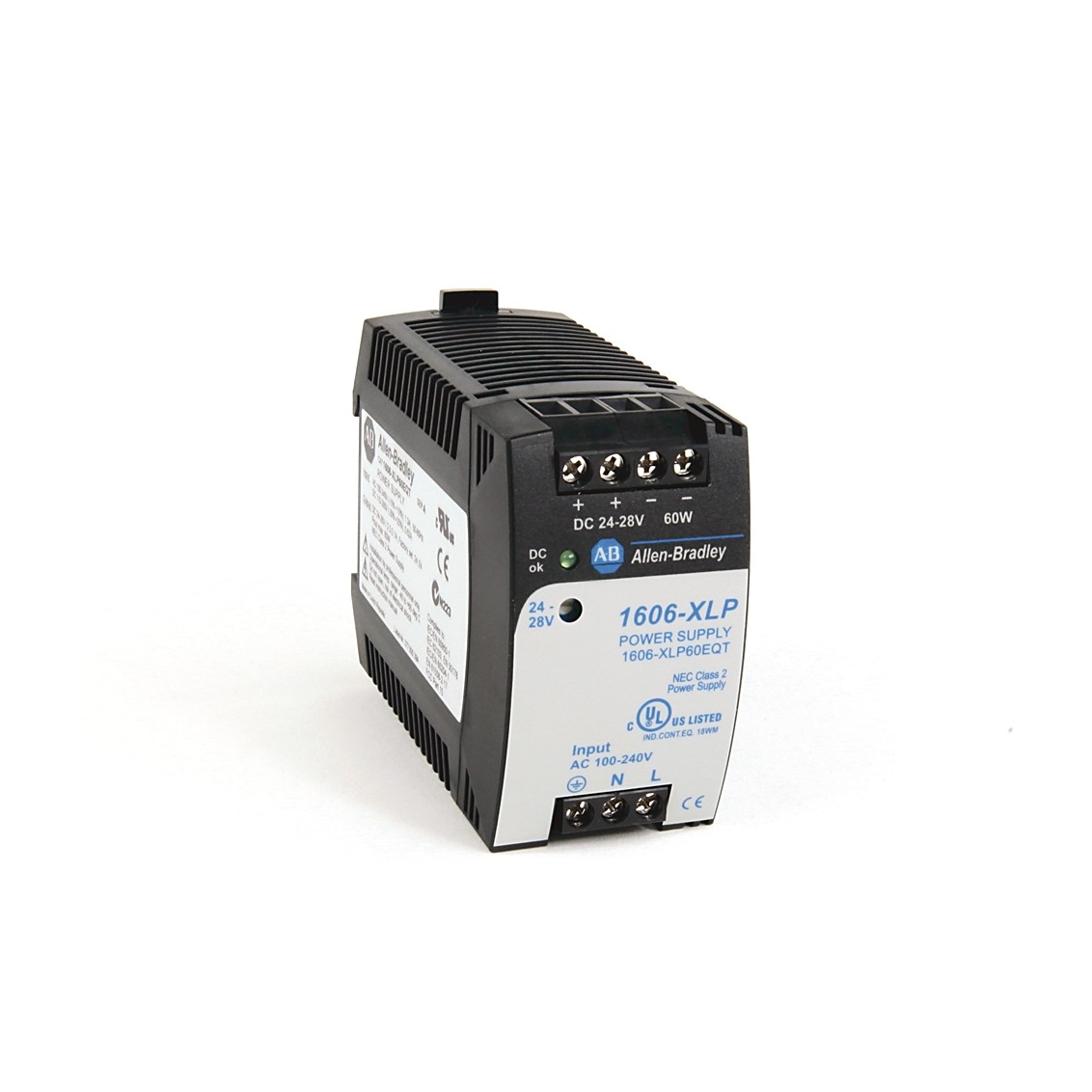 Allen-Bradley 1606-XLP60EQ XLP Power Supply 60W 24VDC 2A