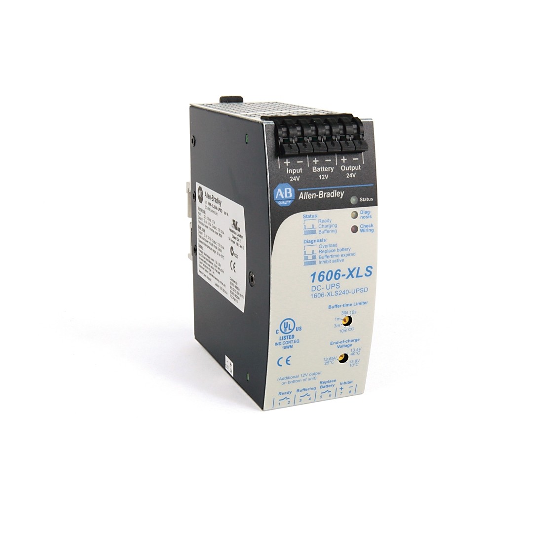 Allen-Bradley 1606-XLS240-UPSD 24VDC In 12 and 22VDC Out UPS Pwr Module