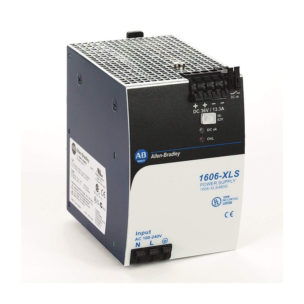 Allen-Bradley 1606-XLS480G-3 36-42V Dc 480 Watt Power Supply