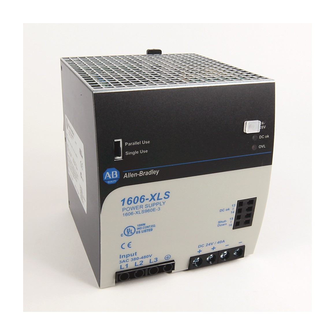 Allen-Bradley 1606-XLS960E-3 XLS Power Supply 960W 24VDC 40A