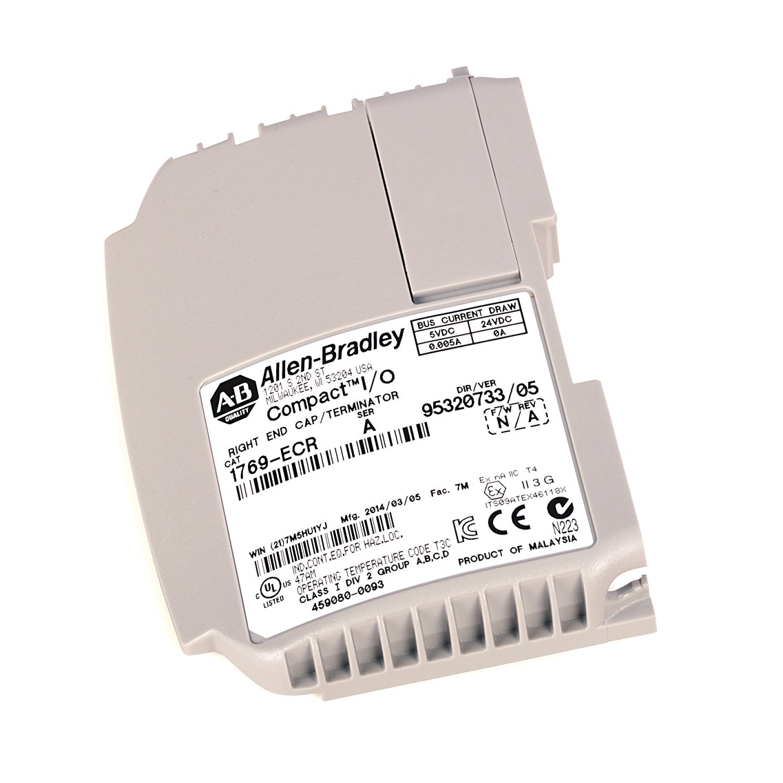 Allen-Bradley 1769-ECR CompactLogix Right End Cap