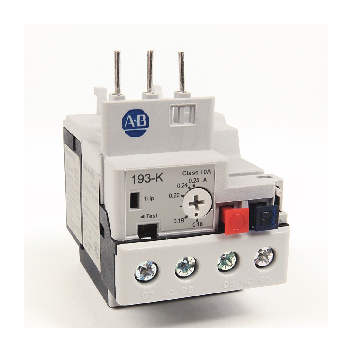 Allen-Bradley 193-KA25 0.16-.25 A IEC Bimetallic Overload Relay