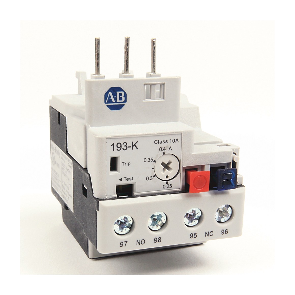Allen-Bradley 193-KA40 0.25-.40 A IEC Bimetallic Overload Relay