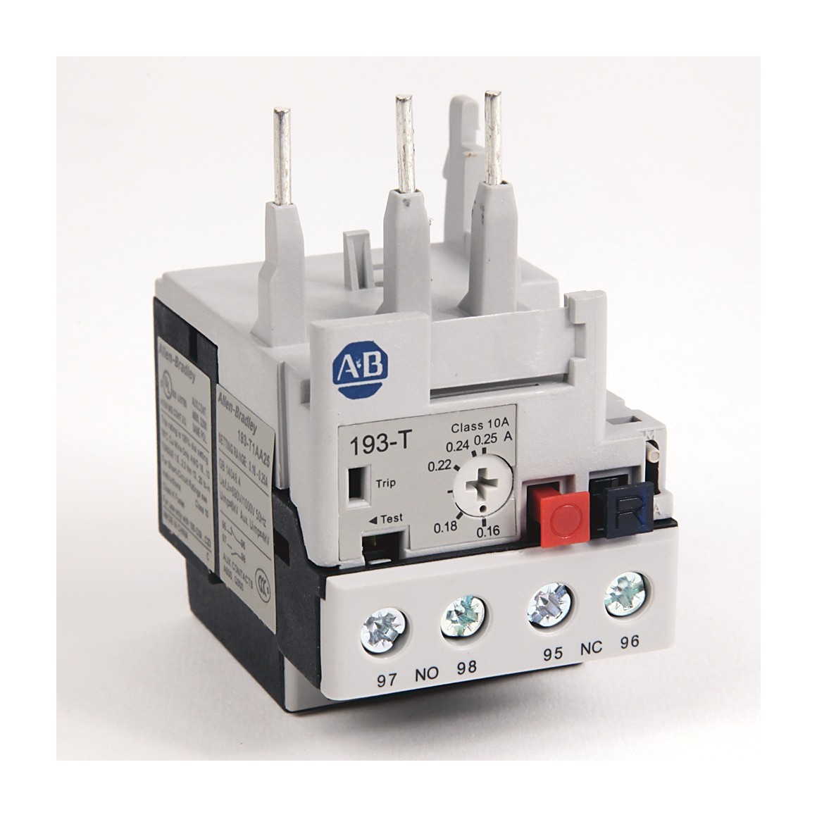 Allen-Bradley 193-T1AA25 0.16-.25 A IEC Bimetallic Overload Relay