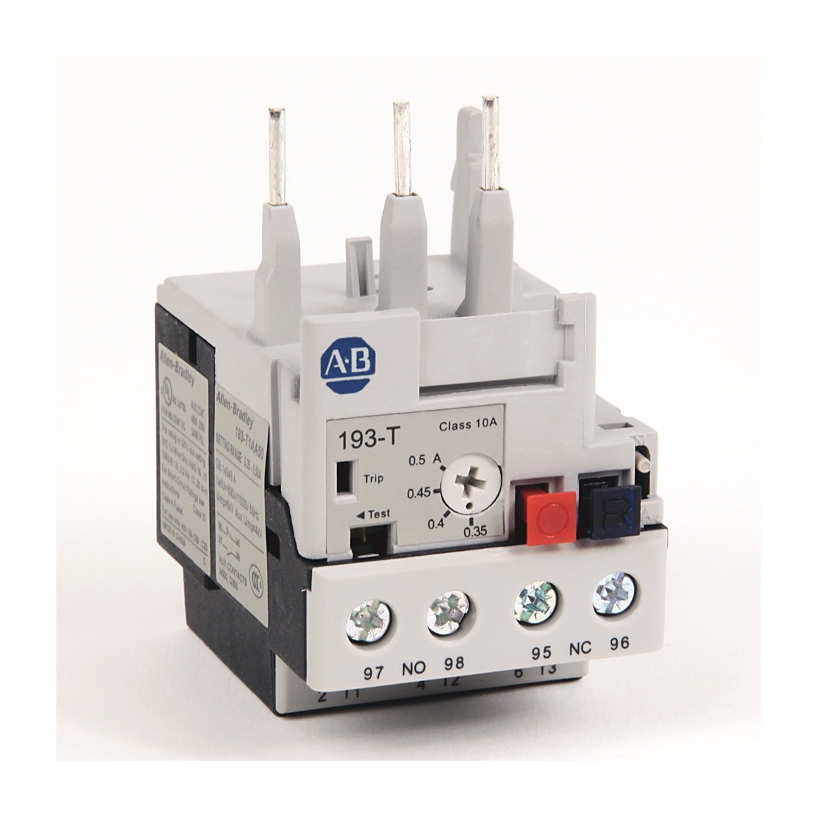 Allen-Bradley 193-T1AA50 0.35-0.5 A IEC Bimetallic Overload Relay