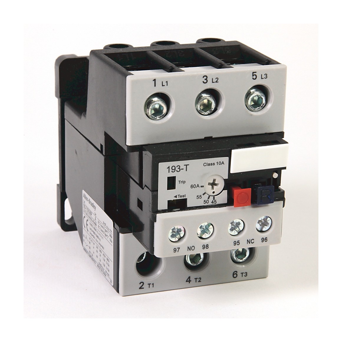 Allen-Bradley 193-T1DC60P 45-60 A IEC Bimetallic Overload Relay