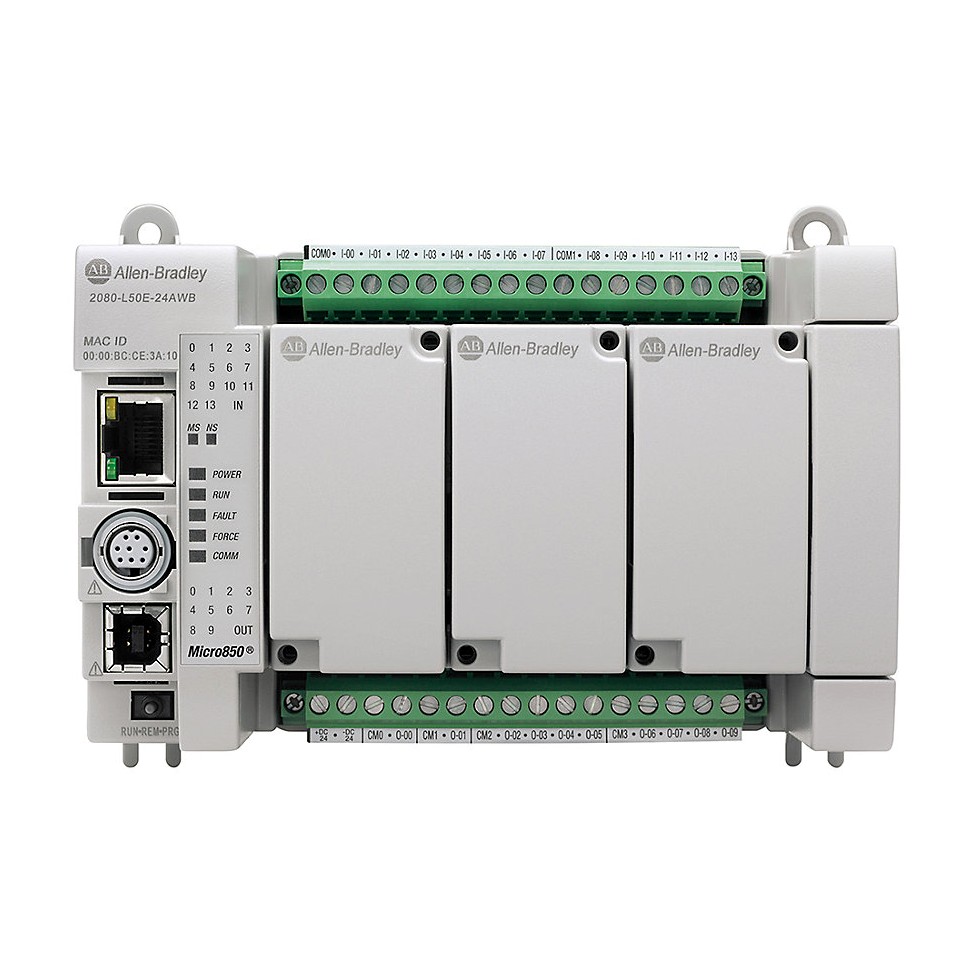 Allen-Bradley 2080-L50E-24AWB Micro850 24 I/O ENet/IP Controller