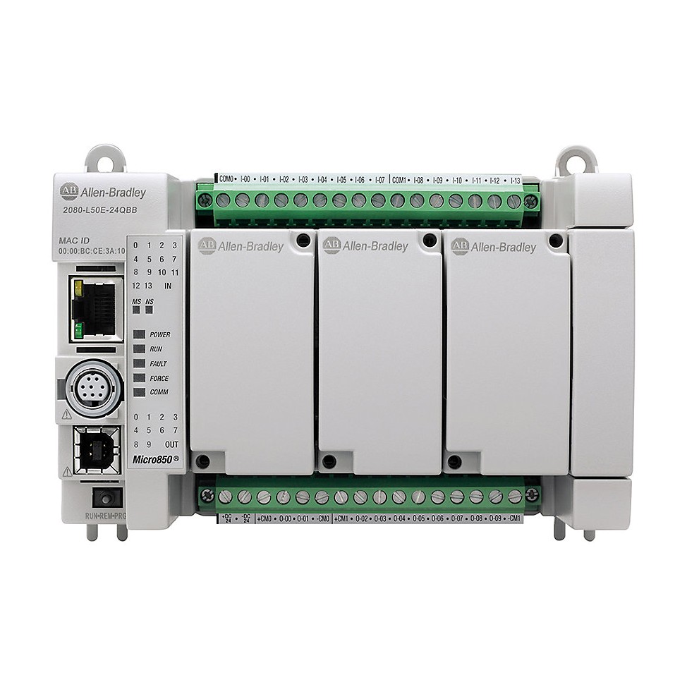 Allen-Bradley 2080-L50E-24QBB Micro850 24 I/O ENet/IP Controller