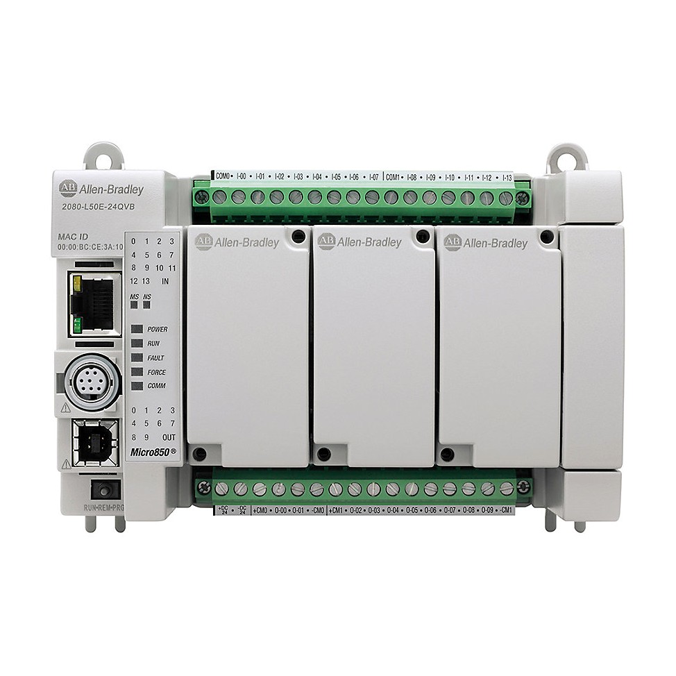 Allen-Bradley 2080-L50E-24QVB Micro850 24 I/O ENet/IP Controller