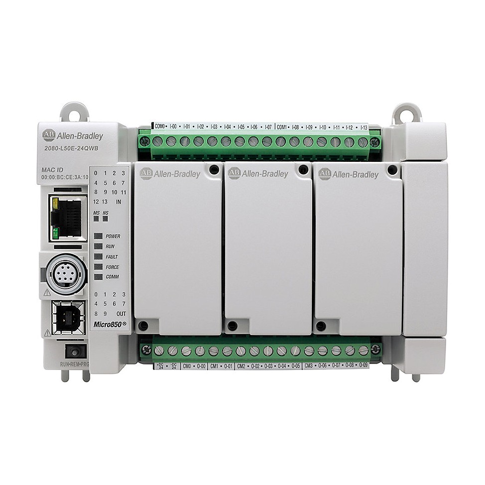 Allen-Bradley 2080-L50E-24QWB Micro850 24 I/O ENet/IP Controller