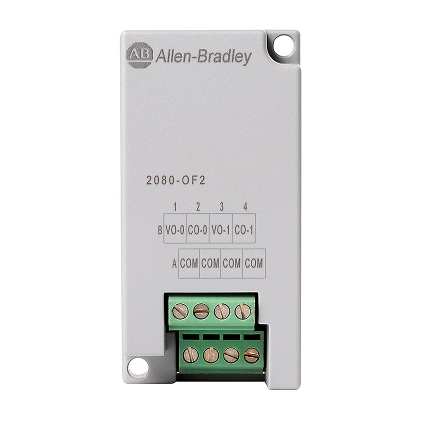 Allen-Bradley 2080-OF2 Micro800 2 Point Analog Output Plug-In