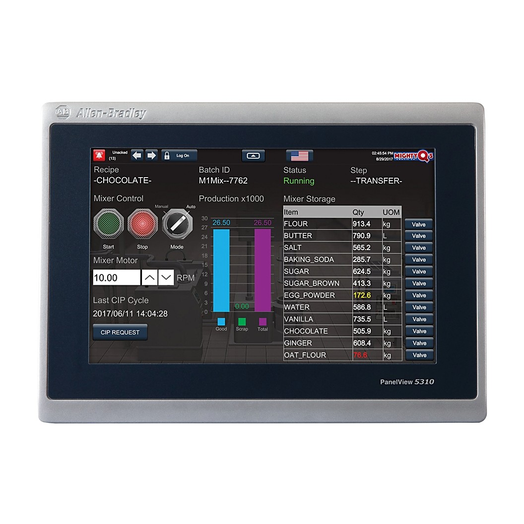 Allen-Bradley 2713P-T10CD1-B PanelView 5310 Graphic Terminal