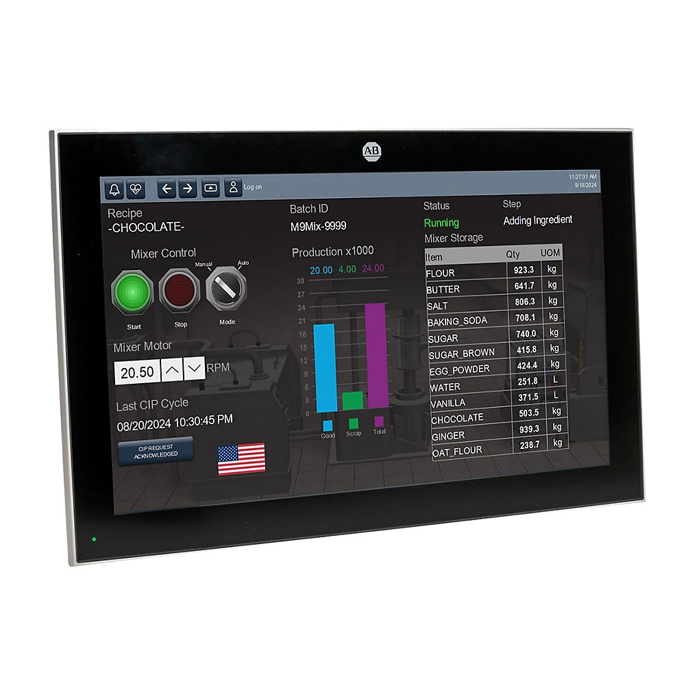 Allen-Bradley 2715P-C15WD PanelView 5510 15W Graphic Terminal CT