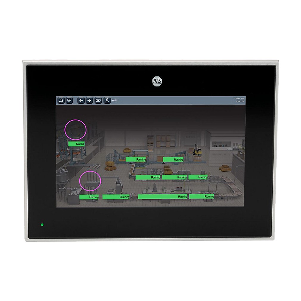 Allen-Bradley 2715P-C7WD PanelView 5510 7W Graphic Terminal CT
