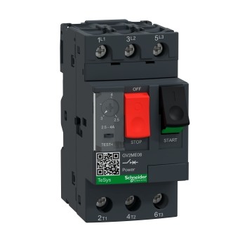 Schneider Electric TeSys Deca GV2ME08 Motor Circuit Breaker 3P 2.5-4A