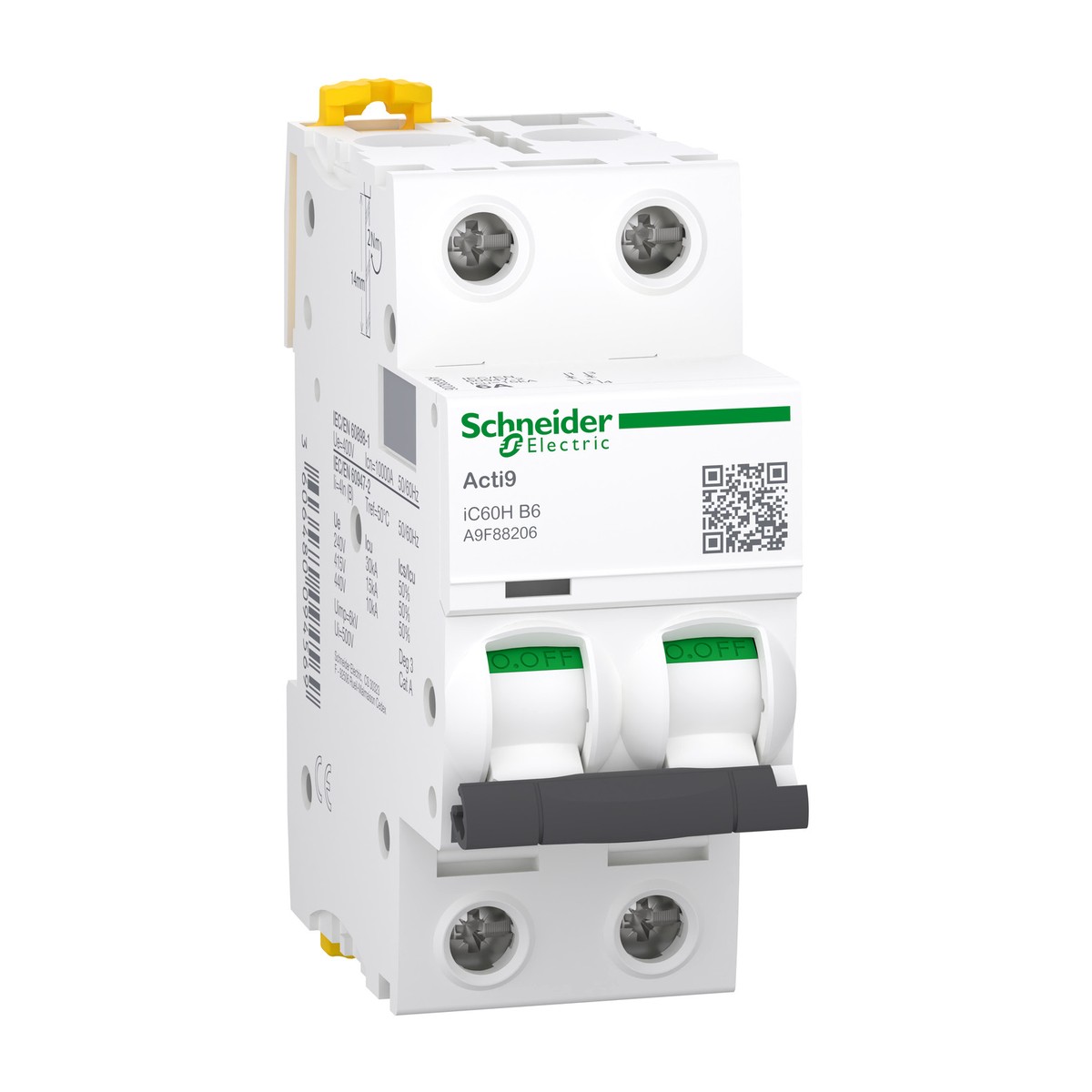 Schneider Electric A9F88206 Miniature Circuit Breaker