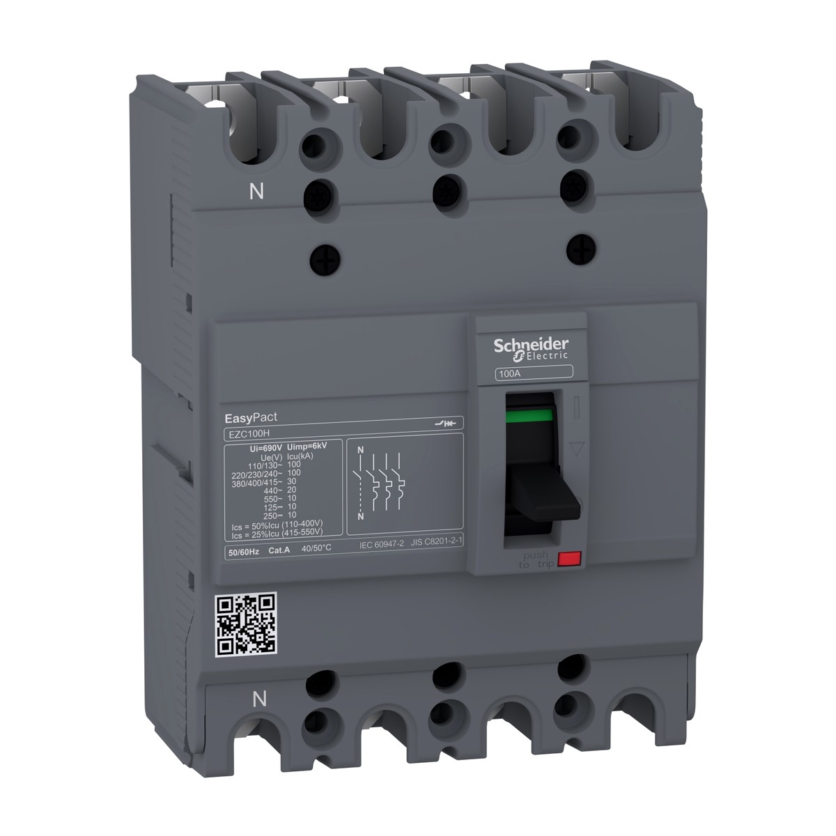 Schneider Electric EZC100H4100 — Moulded Case Circuit Breaker