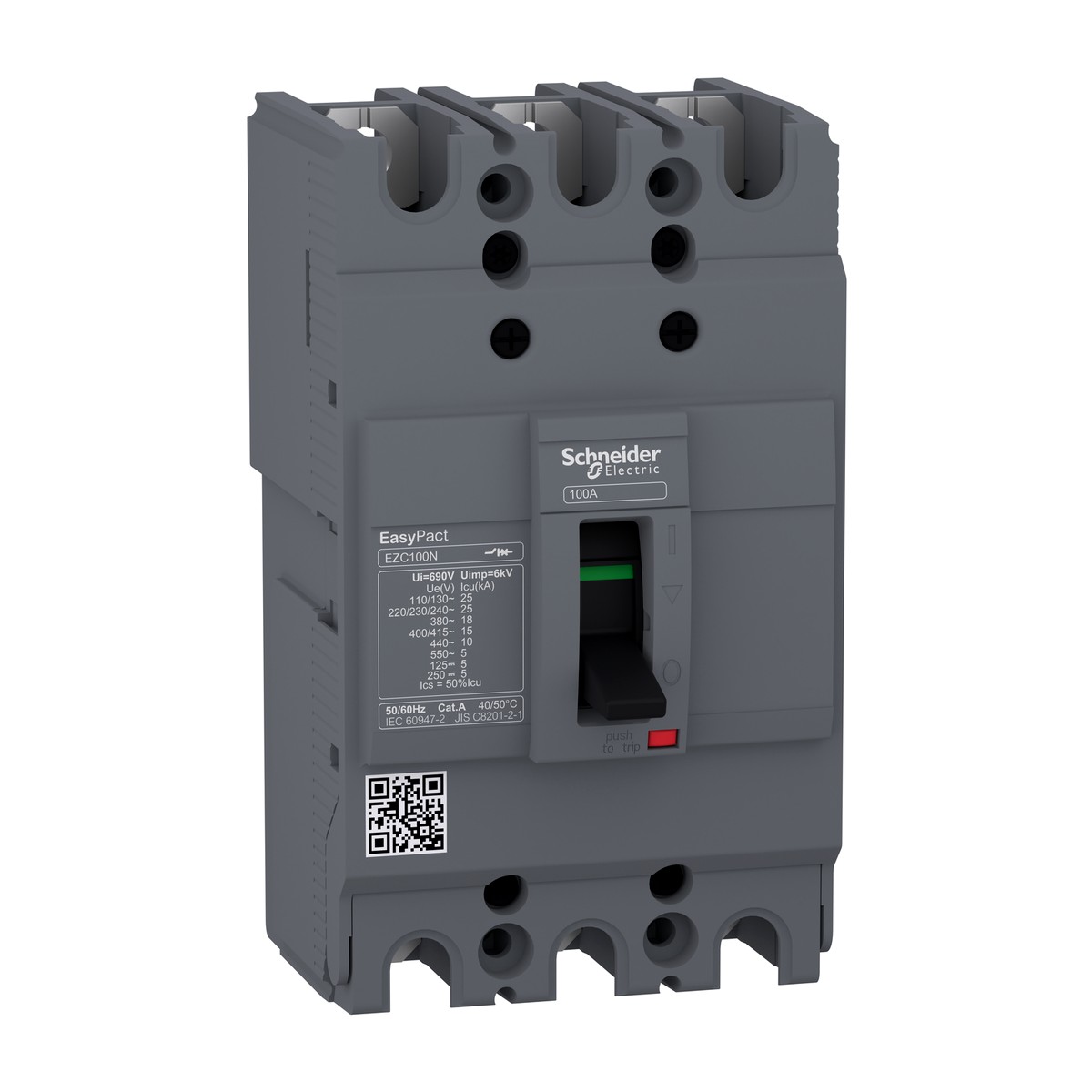 Schneider Electric EZC100N3100 — Moulded Case Circuit Breaker