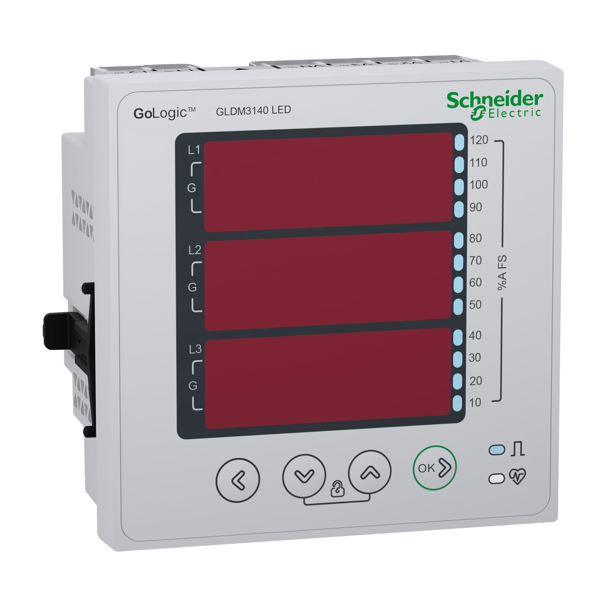Schneider Electric METSEGLDM1125 — GoLogic DM1125 Single Phase Voltmeter