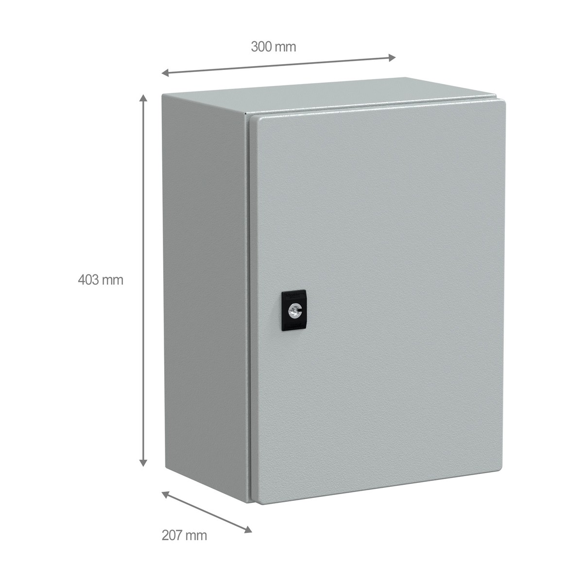 Schneider Electric NSYCRN43200 — PanelSeT CRN Plain Door Compact Enclosure 400x300x200mm