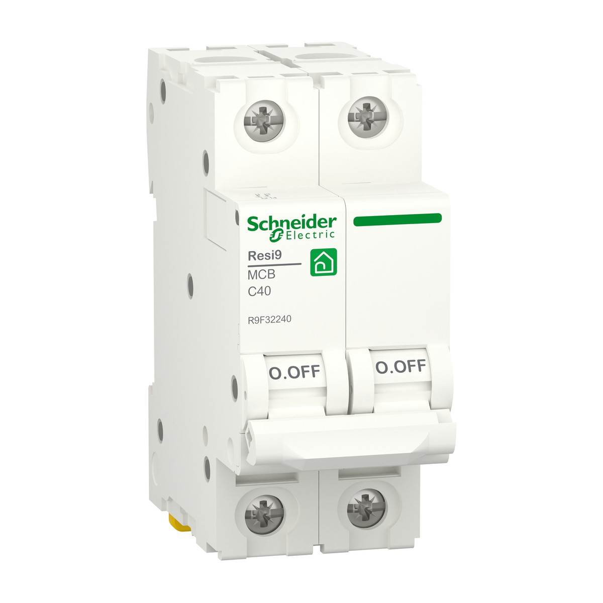Schneider Electric R9F32240 — Miniature circuit breaker 2P 40A C curve 4500A