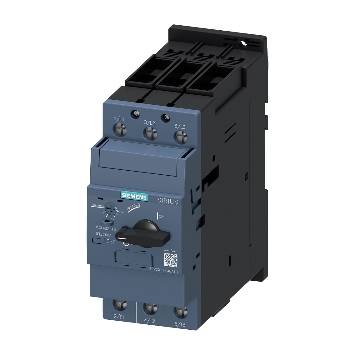Siemens 3RV2031-4BA10 — Motor Protection Circuit Breaker