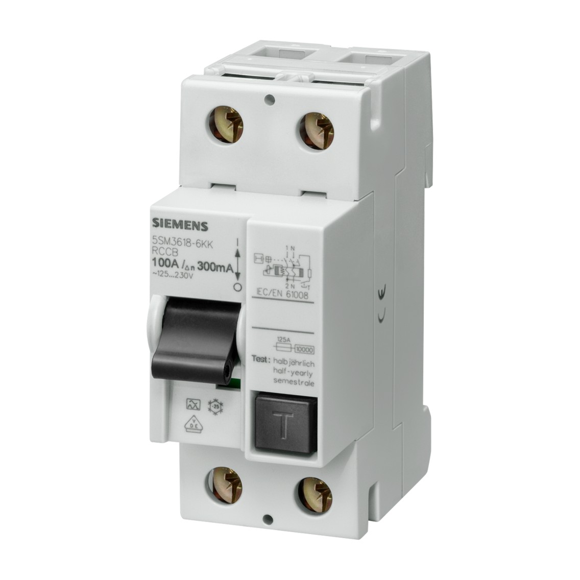 Siemens 5SM3618-6KK — Residual Current Circuit Breaker (RCCB)