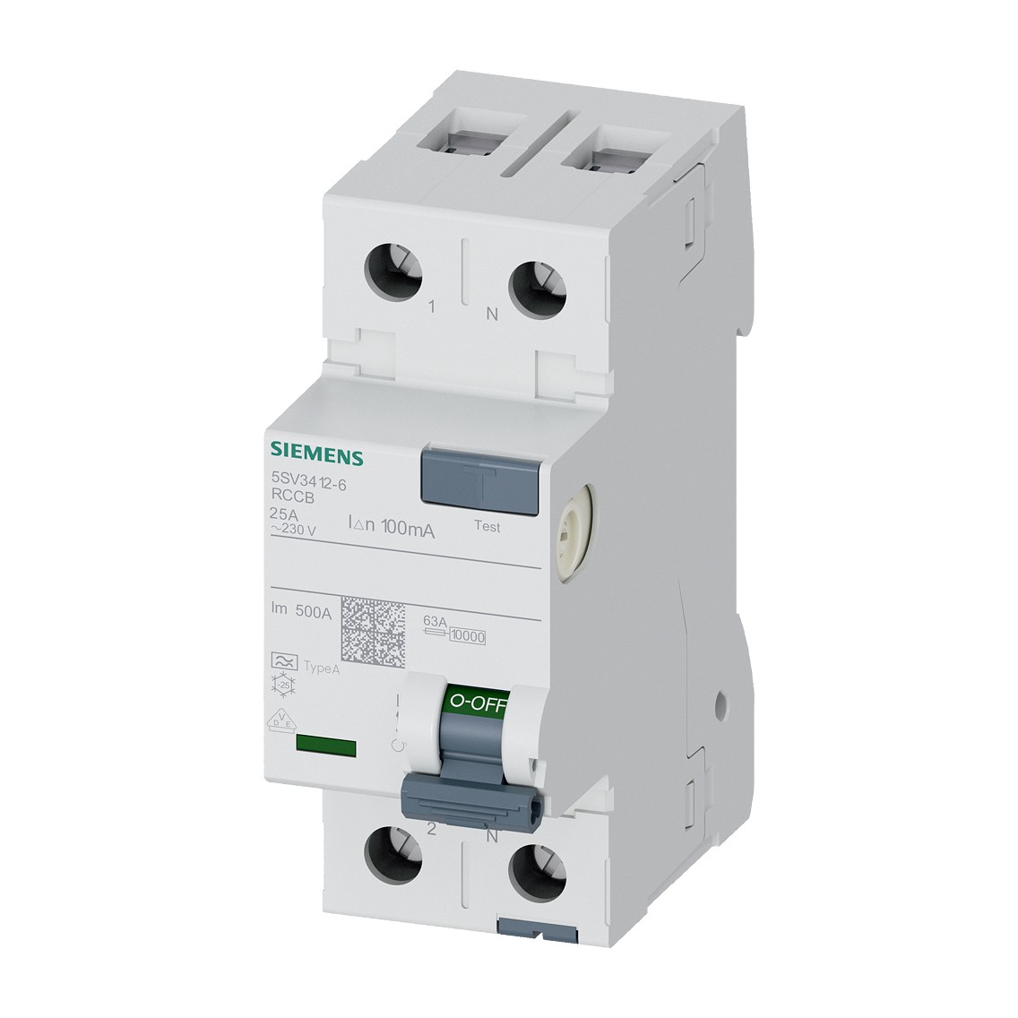 Siemens 5SV3412-6 — Residual Current Operated Circuit Breaker