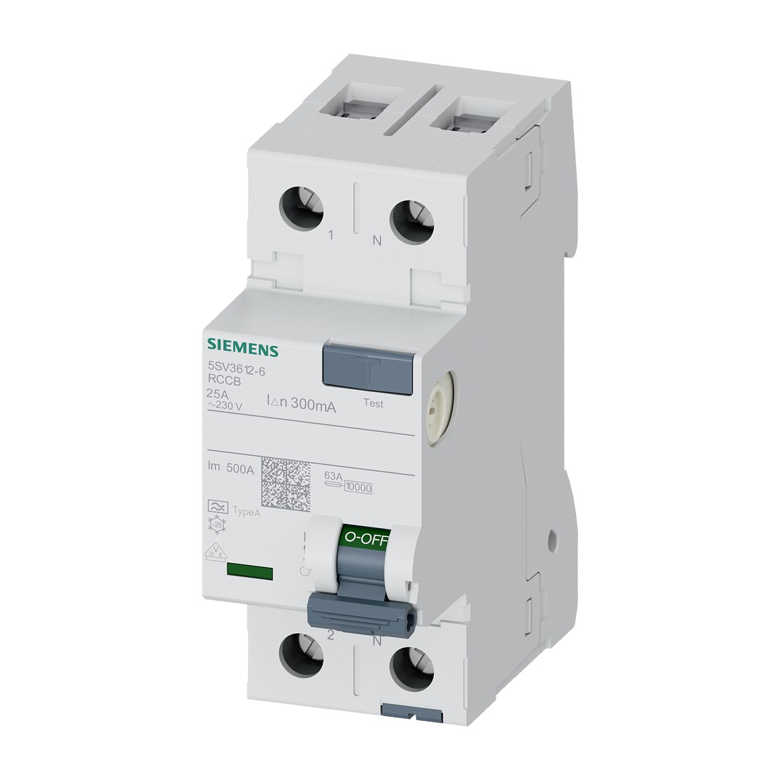 Siemens 5SV3312-6 — Residual current operated circuit breaker