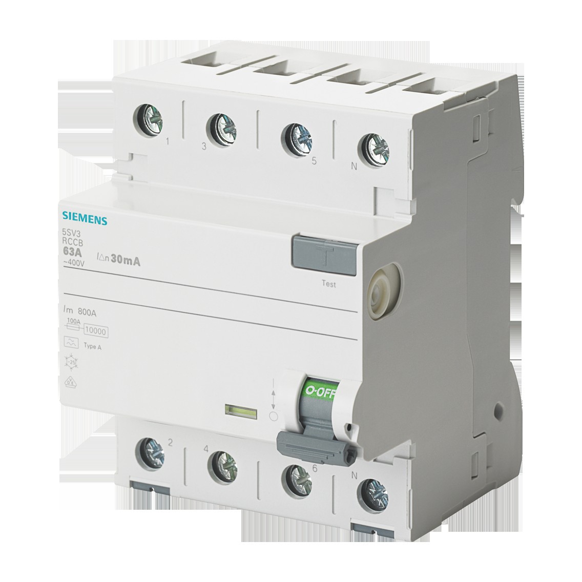 Siemens 5SV3644-6XX01 — Residual current operated circuit breaker