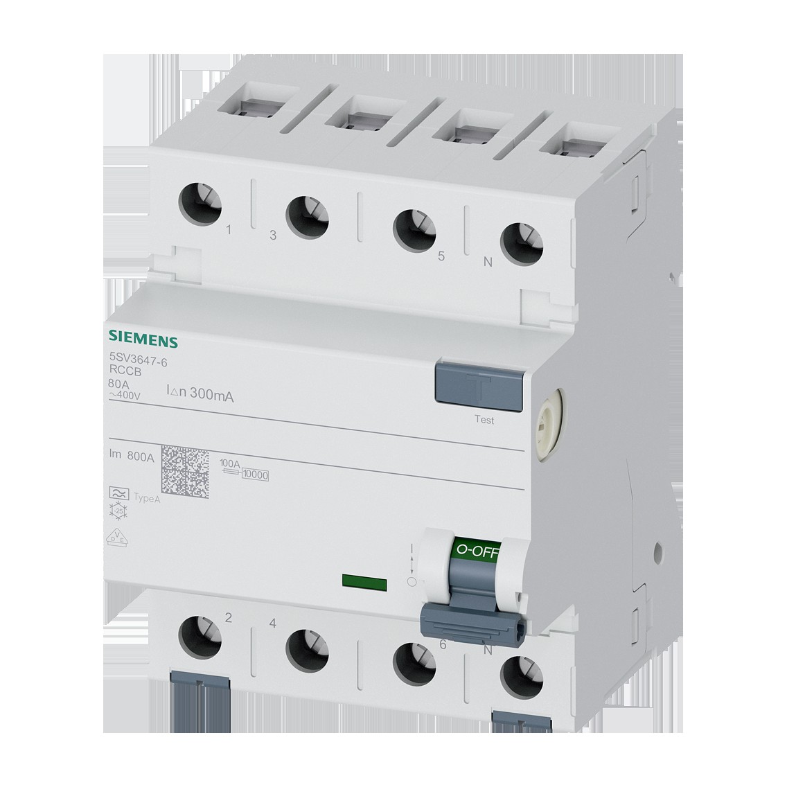 Siemens 5SV3647-6 — Residual Current Circuit Breaker (RCCB)