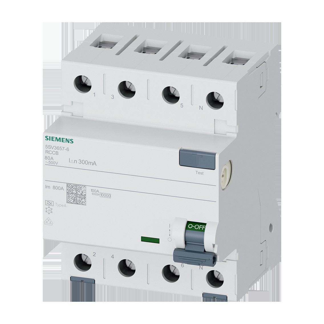 Siemens 5SV3657-6 — Residual current operated circuit breaker