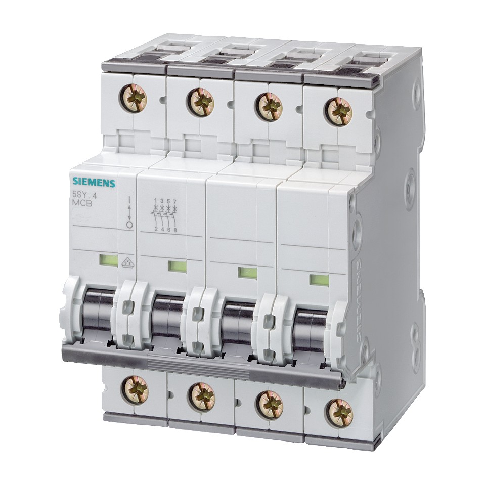 Siemens 5SY7625-8 5SY MCB 3+N-pole 25 A D-curve 15 kA