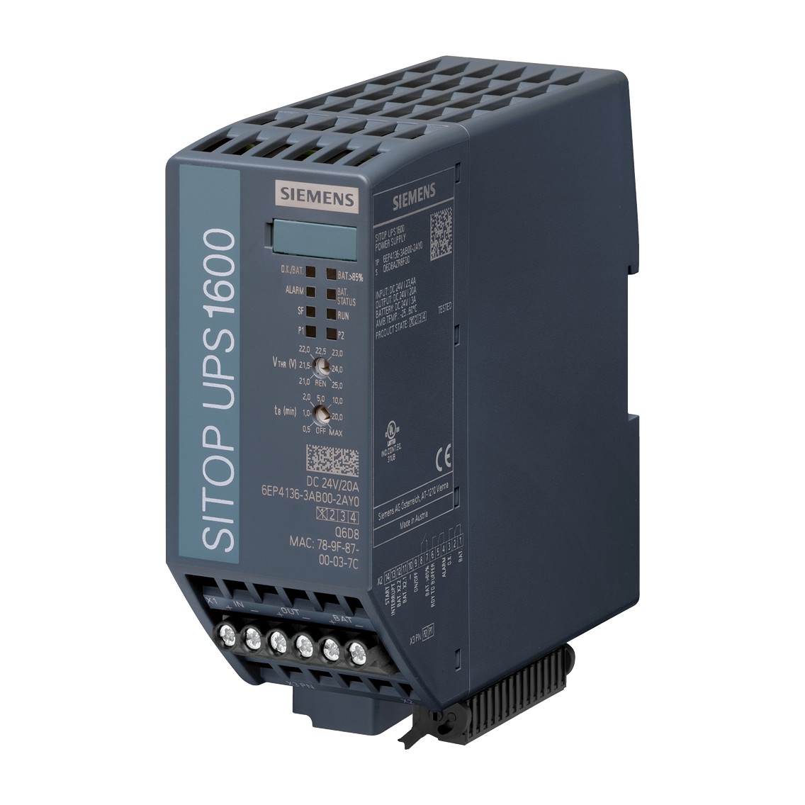 Siemens 6EP4136-3AB00-2AY0 DC UPS Power Supply