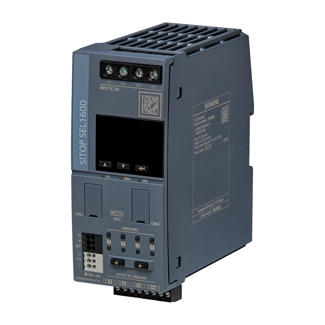 Siemens 6EP4437-8FB00-4CY0 — SITOP SEL1600 4x10 A IOL basic module